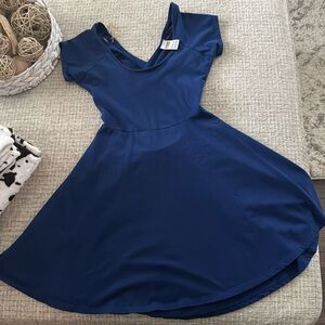 Victoria Secret PINK Royal Blue cross back dress size small